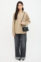 Bottega Veneta Leather Intrecciato Mini Camera Loop Bag