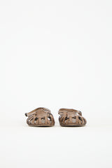 Bottega Veneta Leather Intrecciato Slingback Sandal