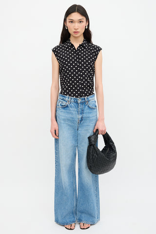 Bottega Veneta Leather Intrecciato Teen Jodie Handbag