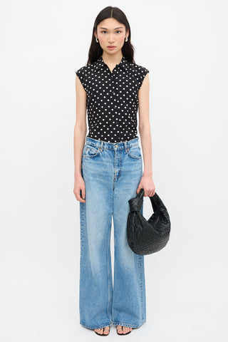 Bottega Veneta Leather Intrecciato Teen Jodie Handbag