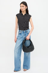Bottega Veneta Leather Intrecciato Teen Jodie Handbag