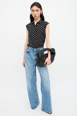Bottega Veneta Leather Intrecciato Teen Jodie Handbag