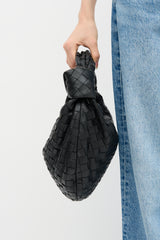 Bottega Veneta Leather Intrecciato Teen Jodie Handbag