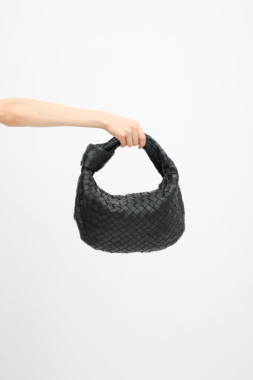 Bottega Veneta Leather Intrecciato Teen Jodie Handbag
