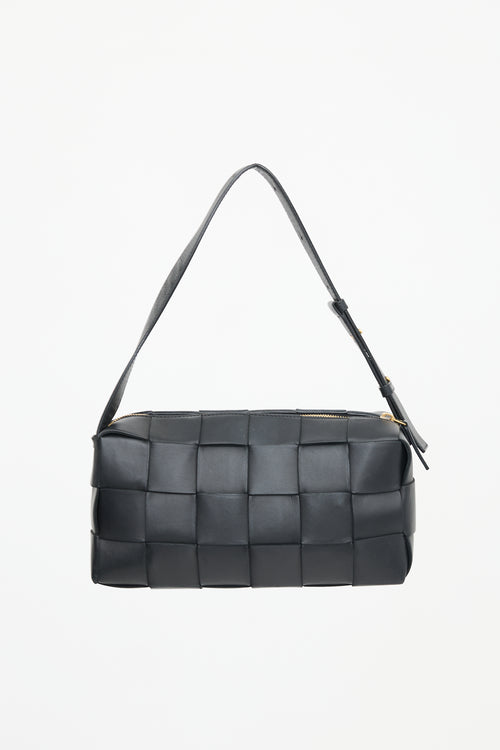 Bottega Veneta Leather Intreccio Small Cassette Bag