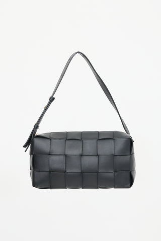 Bottega Veneta Leather Intreccio Small Cassette Bag
