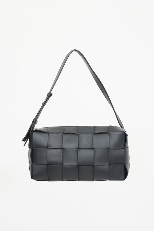 Bottega Veneta Leather Intreccio Small Cassette Bag