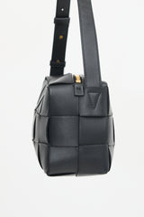 Bottega Veneta Leather Intreccio Small Cassette Bag