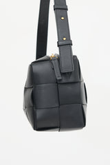 Bottega Veneta Leather Intreccio Small Cassette Bag