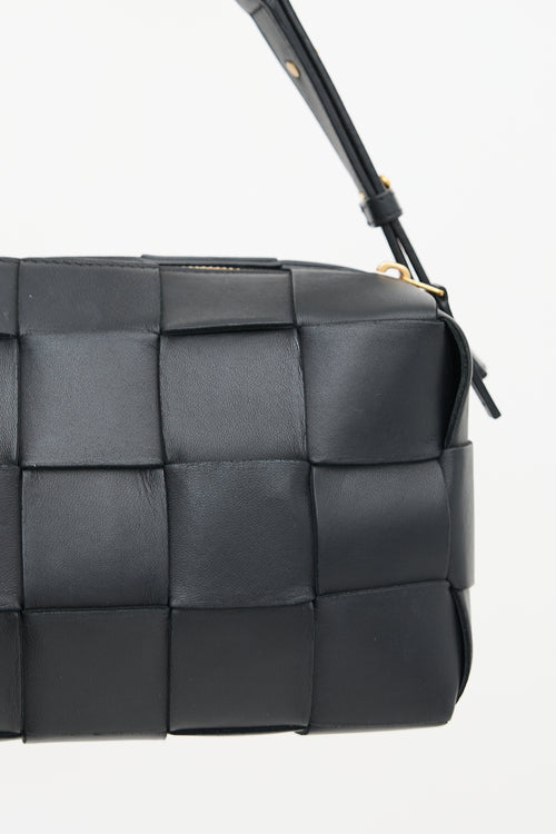 Bottega Veneta Leather Intreccio Small Cassette Bag