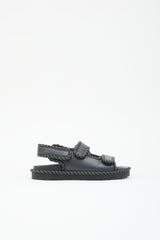 Bottega Veneta Leather Jack Sandal