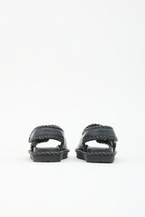 Bottega Veneta Leather Jack Sandal
