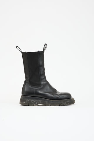 Bottega Veneta Leather Lug Chelsea Boot