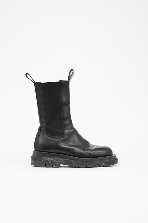 Bottega Veneta Leather Lug Chelsea Boot