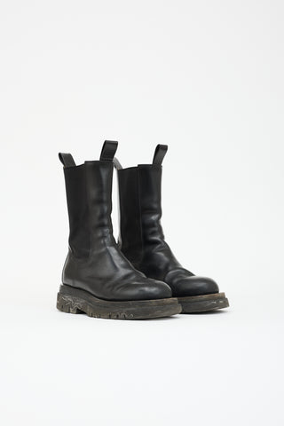 Bottega Veneta Leather Lug Chelsea Boot