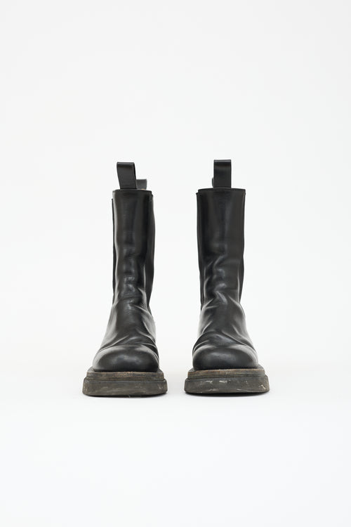 Bottega Veneta Leather Lug Chelsea Boot