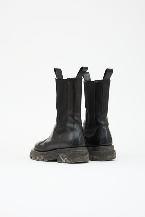 Bottega Veneta Leather Lug Chelsea Boot