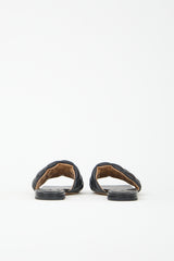 Bottega Veneta Leather Padded Flat Sandal