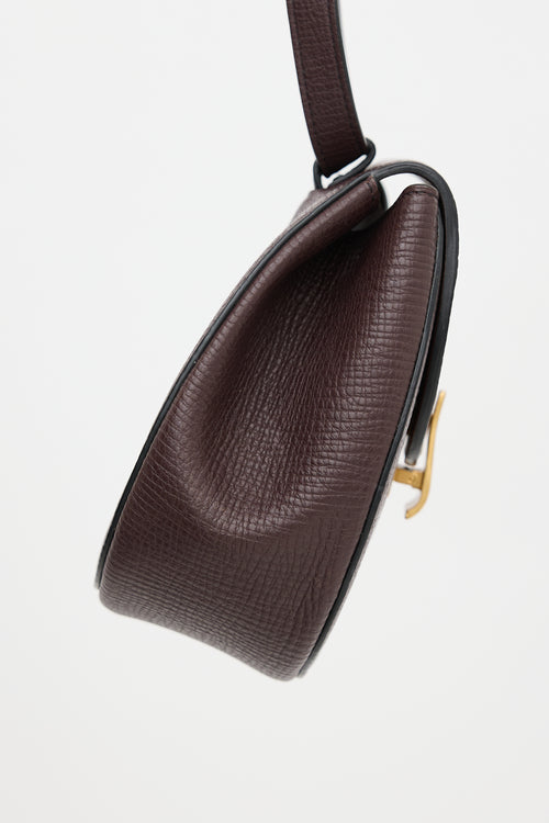 Bottega Veneta Leather Palmellato Rounded Belt Bag