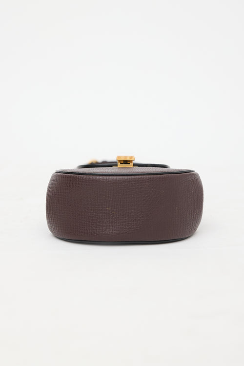 Bottega Veneta Leather Palmellato Rounded Belt Bag