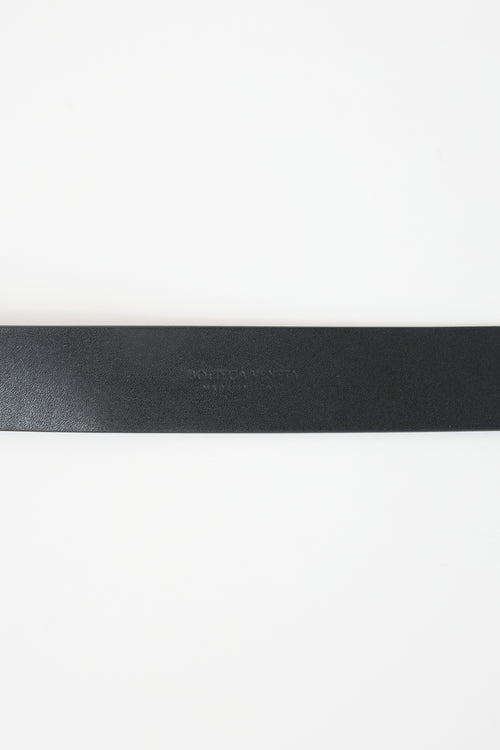 Bottega Veneta Leather Pin Buckle Belt