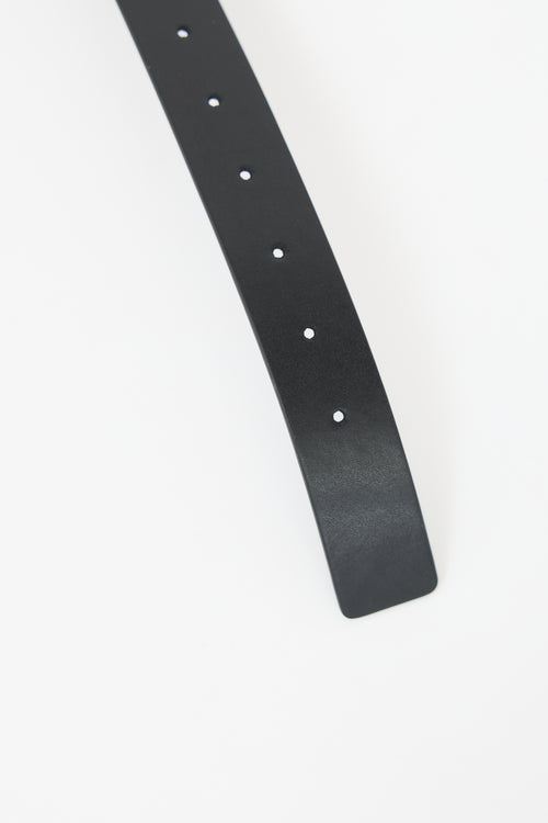 Bottega Veneta Leather Pin Buckle Belt