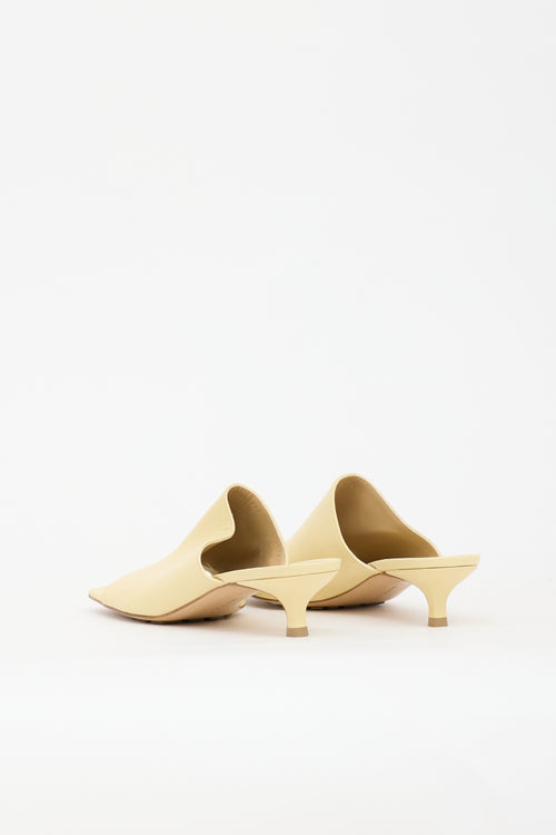 Bottega Veneta Leather Stretch Mule