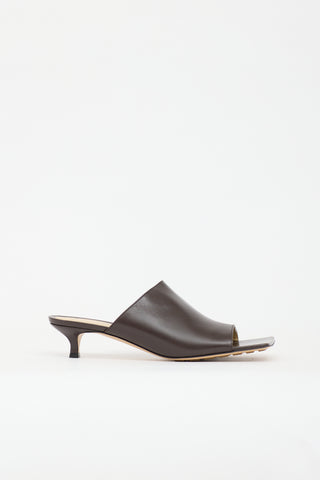 Bottega Veneta Leather Stretch Mule