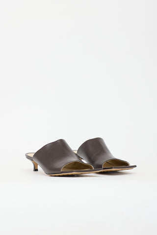 Bottega Veneta Leather Stretch Mule