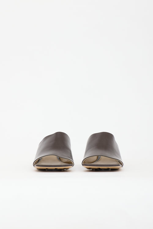 Bottega Veneta Leather Stretch Mule