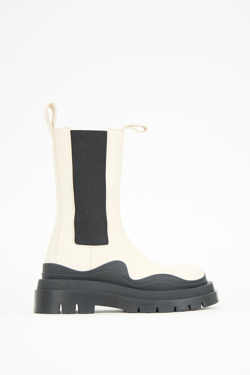 Bottega Veneta Leather The Lug Chelsea Boot