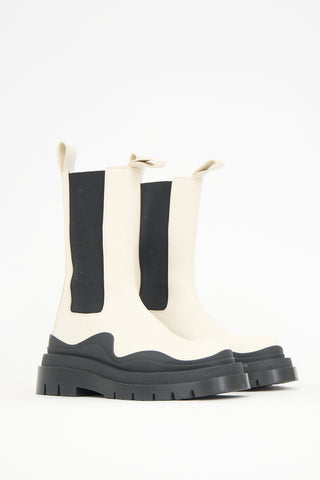 Bottega Veneta Leather The Lug Chelsea Boot