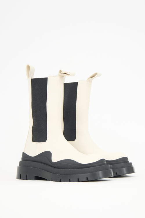 Bottega Veneta Leather The Lug Chelsea Boot