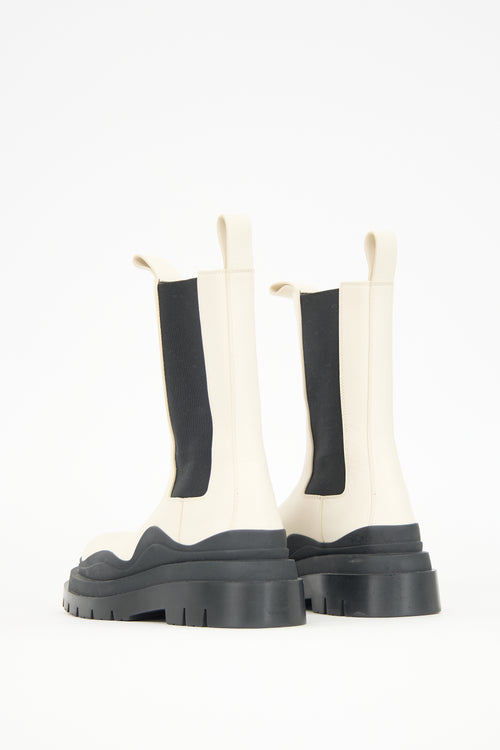 Bottega Veneta Leather The Lug Chelsea Boot