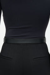 Bottega Veneta Leather Triangle Buckle Belt