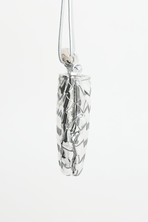 Bottega Veneta Metallic Patent Mini Sardine Bag