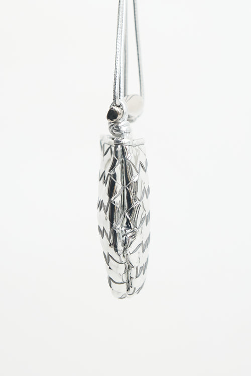 Bottega Veneta Metallic Patent Mini Sardine Bag