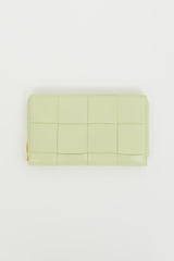 Bottega Veneta Pale Green Cassette Wallet