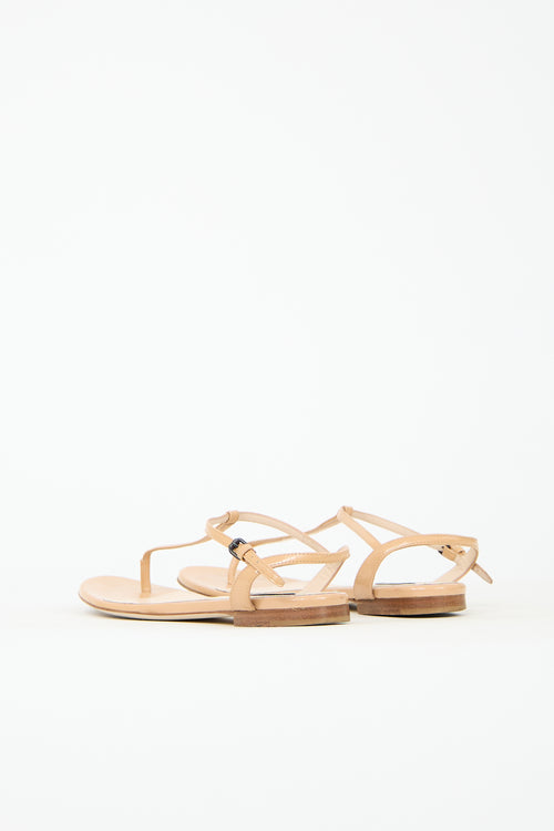 Bottega Veneta Patent Leather Sandal