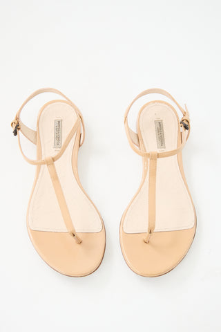 Bottega Veneta Patent Leather Sandal