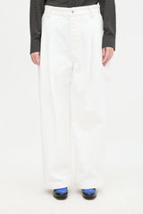 Bottega Veneta Pleated Wide Leg Jeans