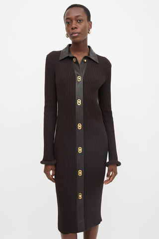 Bottega Veneta Pre-Fall 2020 Wool Ribbed Dress