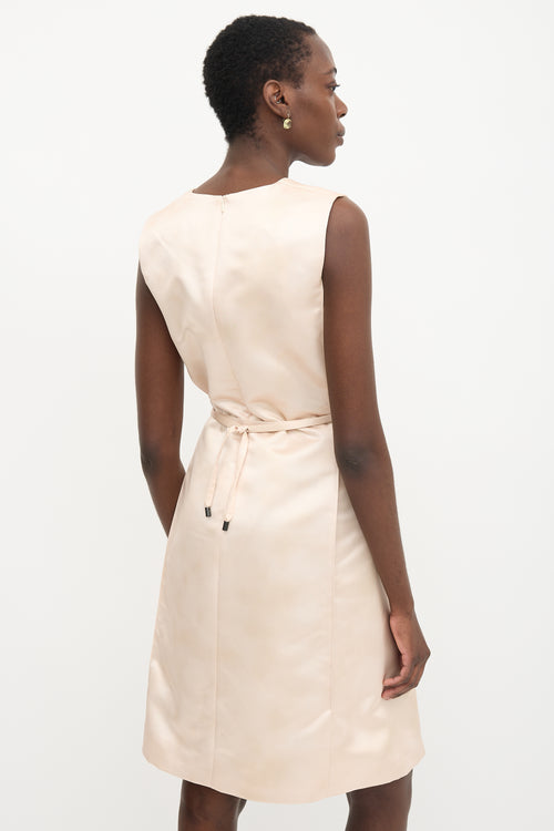 Bottega Veneta Resort 2018 Satin Botanic Dress