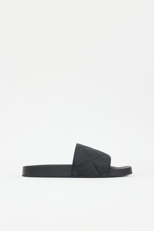 Bottega Veneta Rubber Intrecciato Slide
