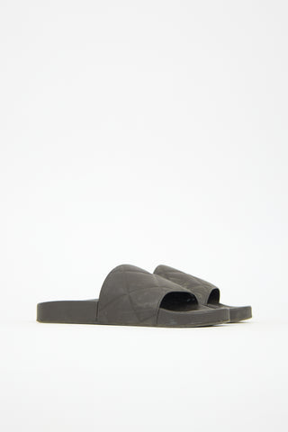 Bottega Veneta Rubber Quilted Slide