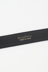 Bottega Veneta Textured Leather Square Buckle Belt