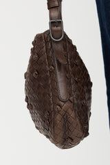 Bottega Veneta Vintage Leather Intrecciato Shoulder Bag