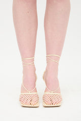 Bottega Veneta Woven Stretch Web Sandal