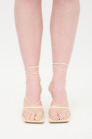 Bottega Veneta Woven Stretch Web Sandal
