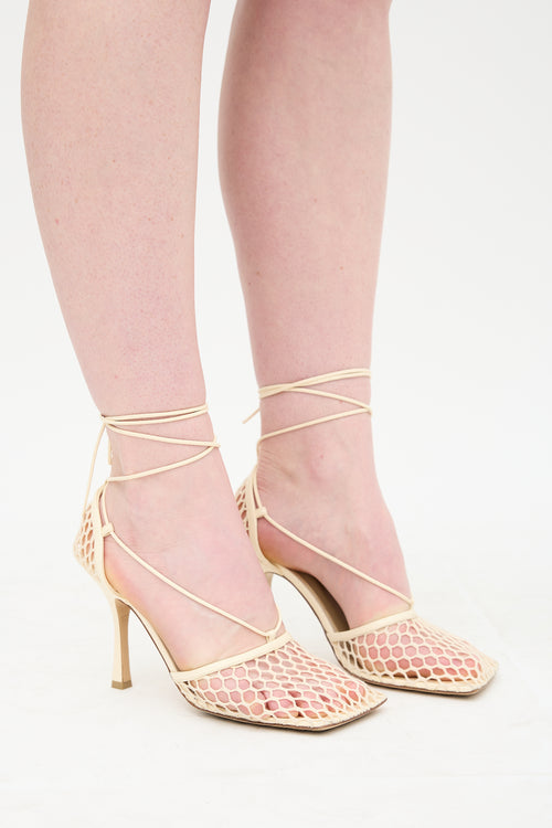 Bottega Veneta Woven Stretch Web Sandal